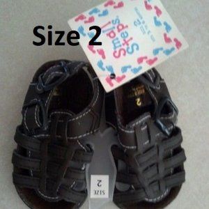Baby Girl's Size 2 Infant Brown Sandals NWT